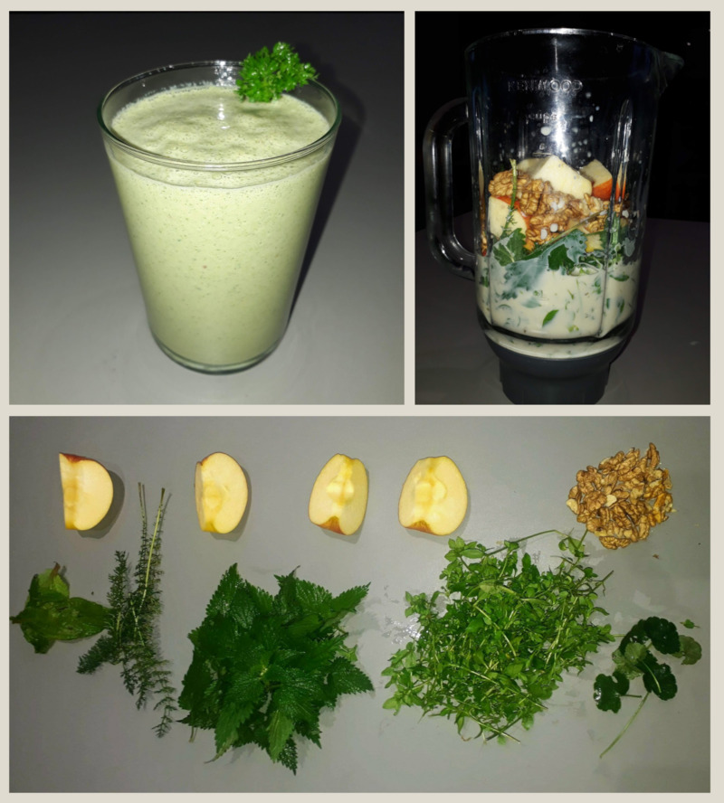 Smoothie aux mauvaises herbes Smoothie aux mauvaises herbes, fév. 2021